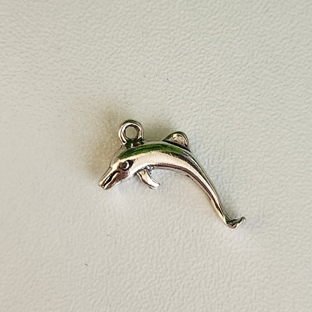 925 Sterling Silver Dolphin Charm
